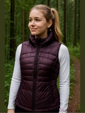 lululemon athletica Women's Quilted down Vest - Plum size 10